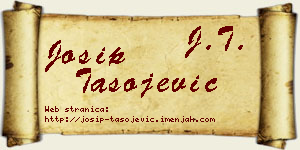 Josip Tasojević vizit kartica